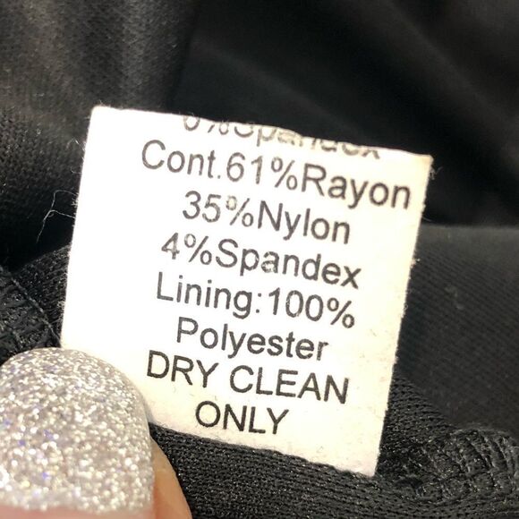 NWT Bailey 44 Evereve black short sleeve cutout shoulder dress, size medium - Picture 10 of 16